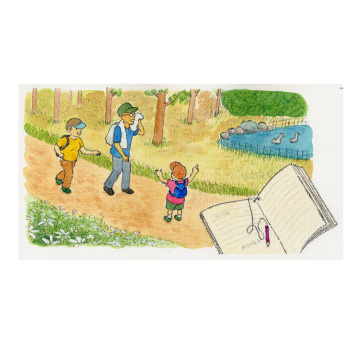 「かがやけみらい 道徳６年」挿絵／学校図書
