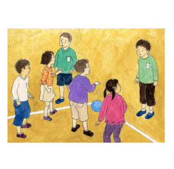 「かがやけみらい 小学校どうとく４年」挿絵／学校図書